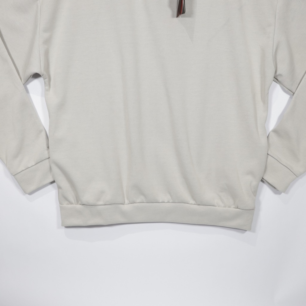 Reebok Men's Long Sleeve MYT OTH Pocket Oversize Sweatshirt Hoodie Stucco Size M - Picture 4 of 11